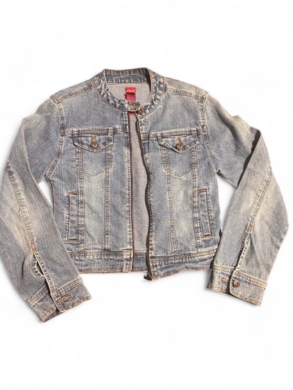 Star Y2K Light Blue Denim Jacket for Women